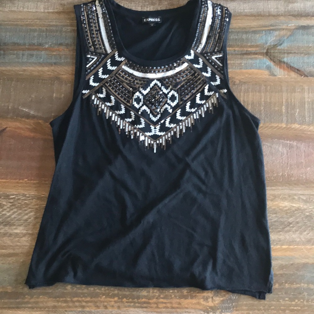 Tribal detail tank top from Express. Size small
